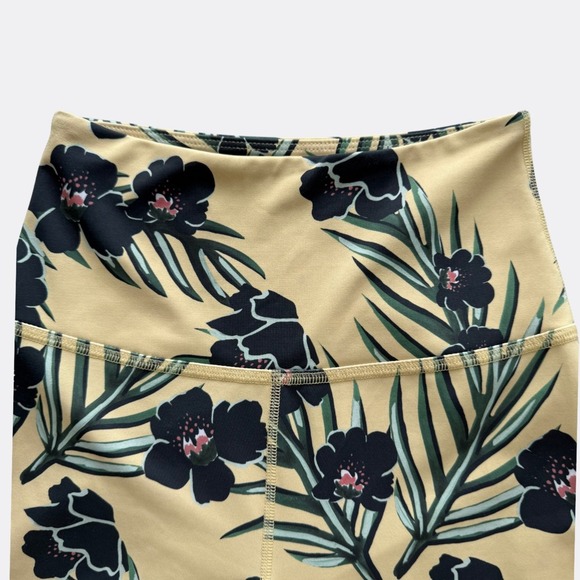 Beyond Yoga Leggings Women's Size Small S Yellow Floral Olympus High Waisted - Picture 6 of 7